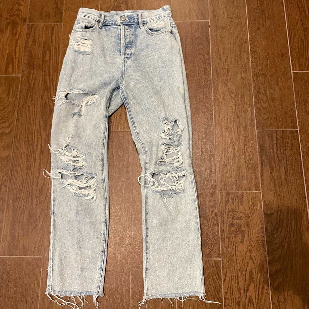 BOGO 50% off - PacSun High Rise Straight Distressed jeans 25
